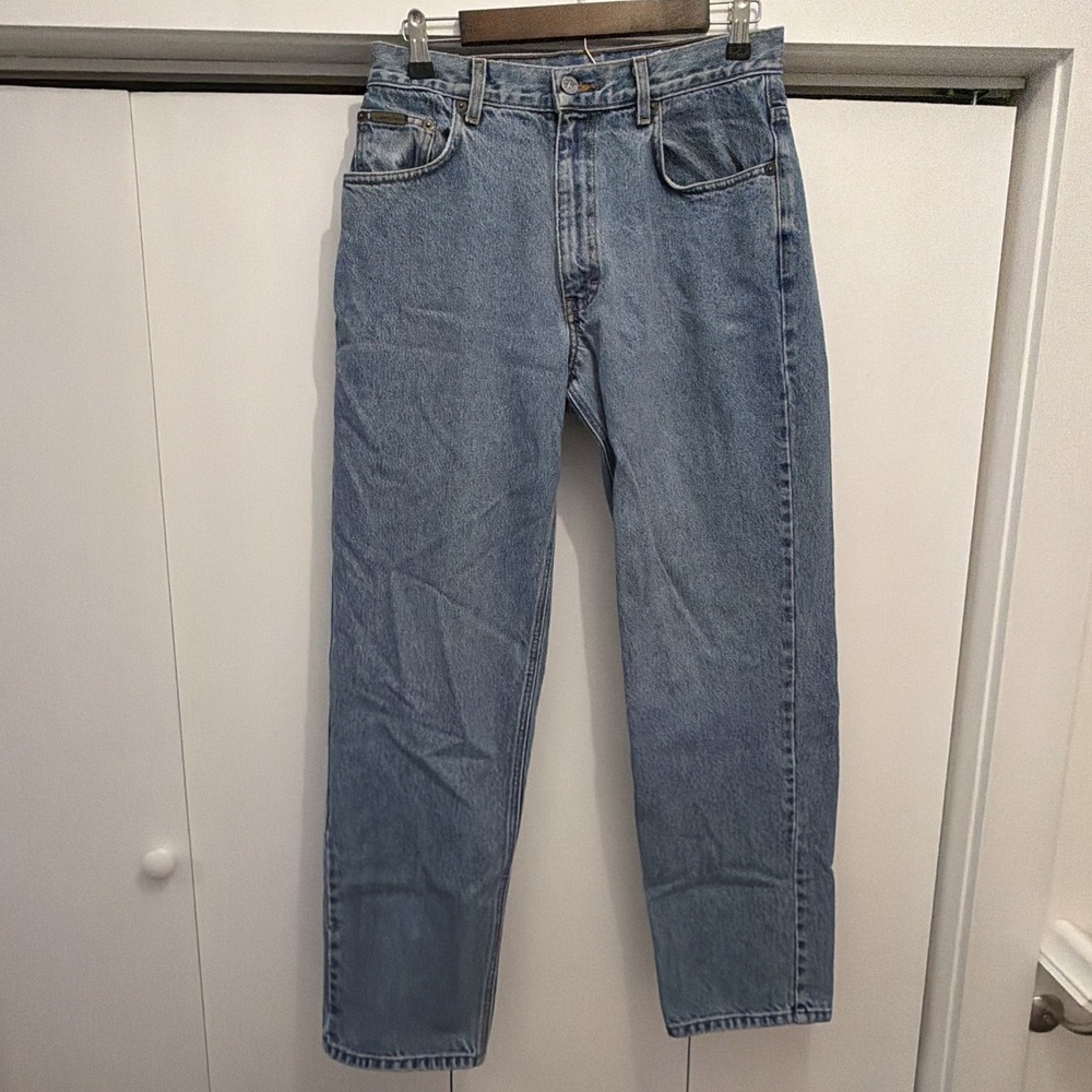 VTG‎ 90s Calvin Klein Denim Jeans Men Sz 30x31 Easy Fit Stonewash Made in USA